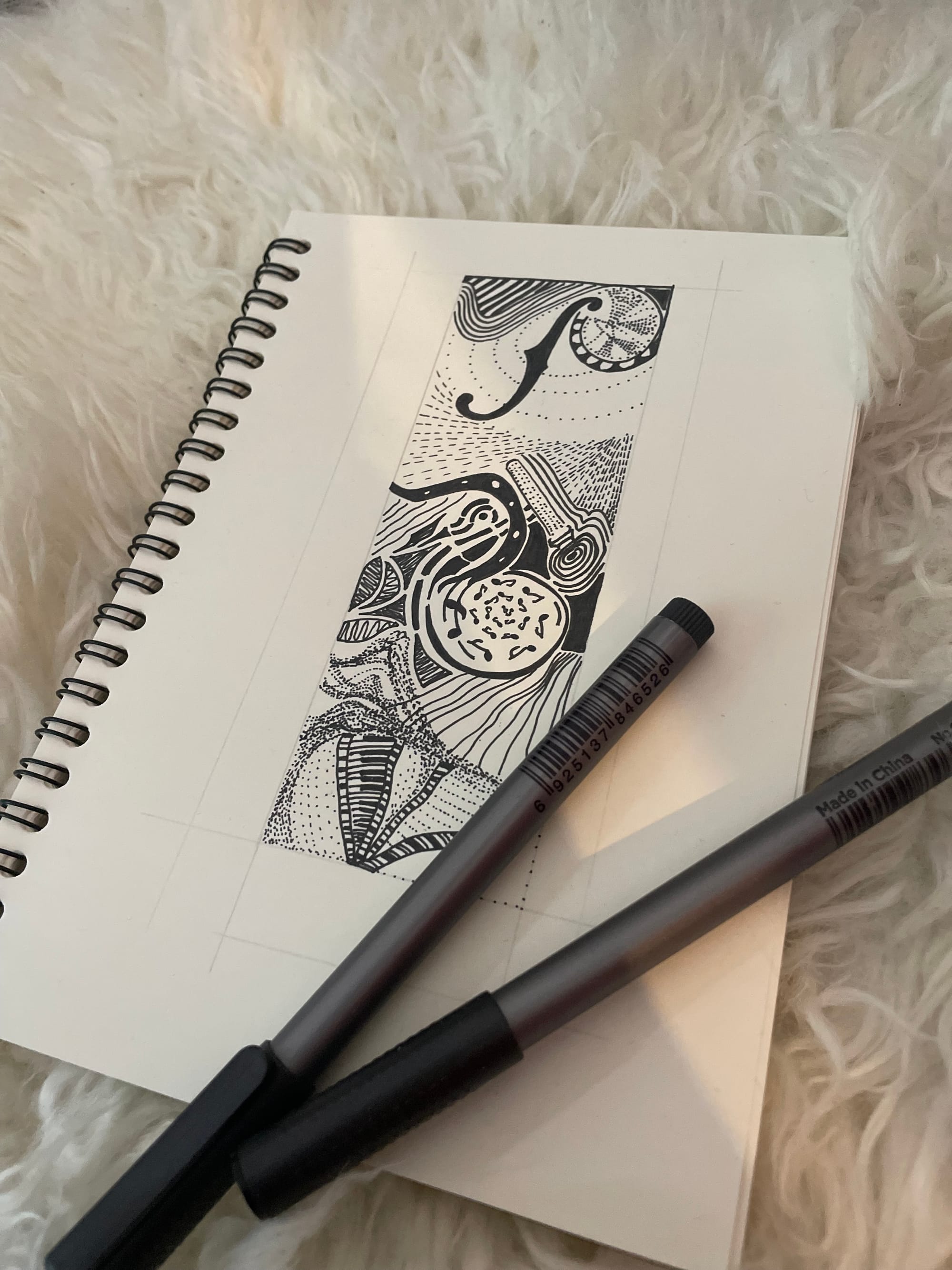 Musikassoziierte Doodles