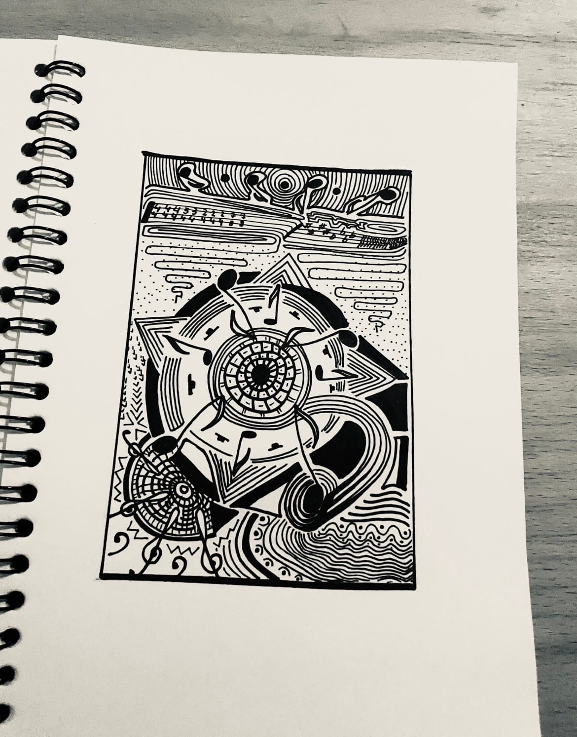 Musikassoziierte Doodles