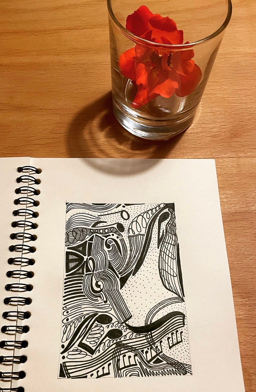 Musikassoziierte Doodles