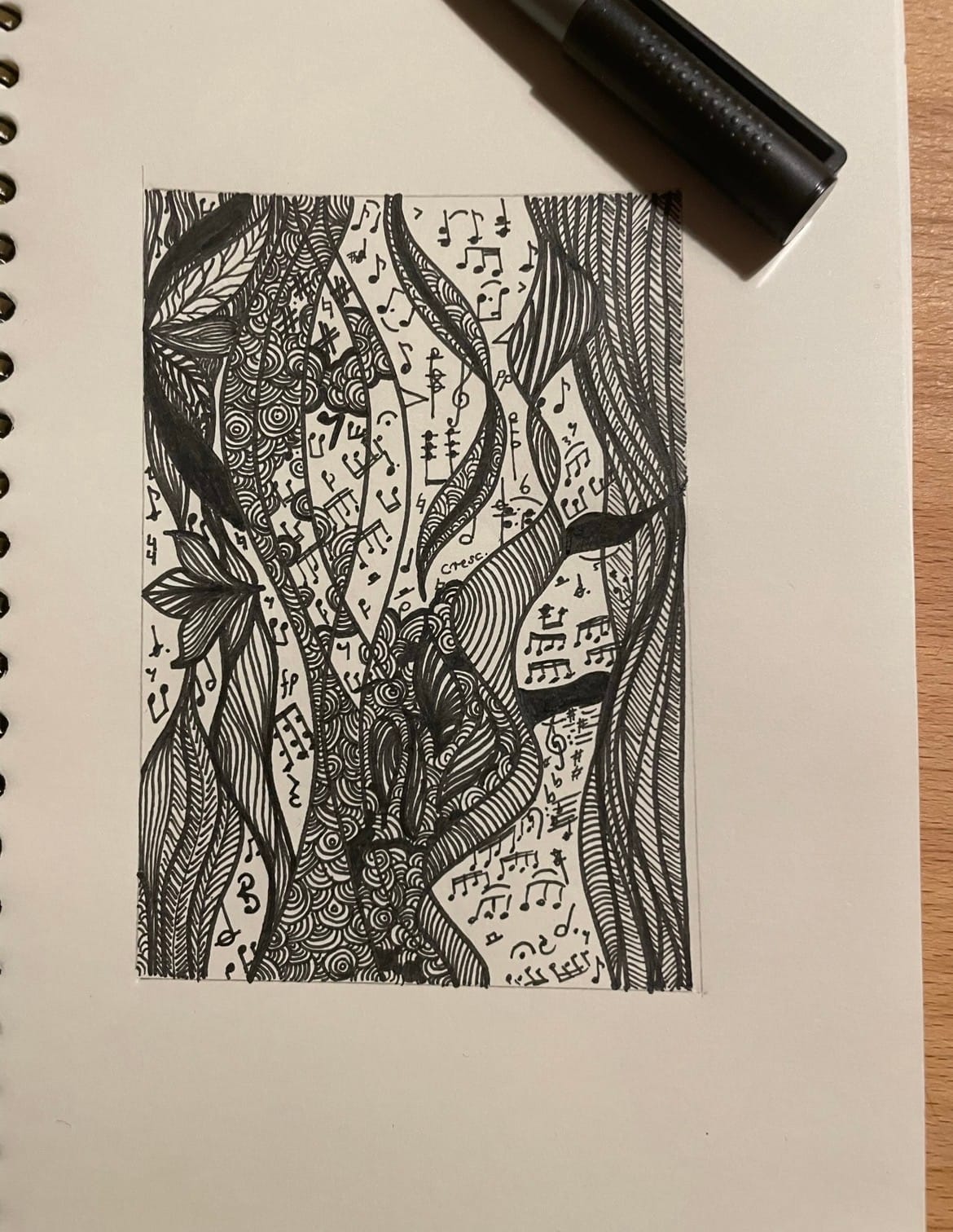 Musikassoziierte Doodles