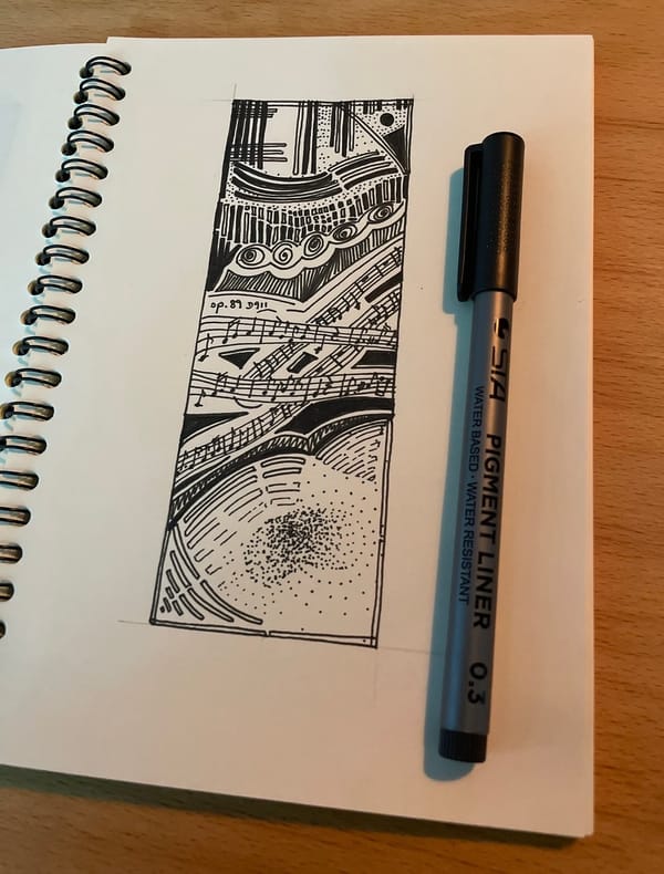 Musikassoziierte Doodles