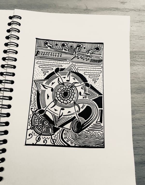 Musikassoziierte Doodles