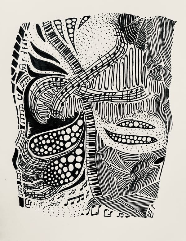 Musikassoziierte Doodles